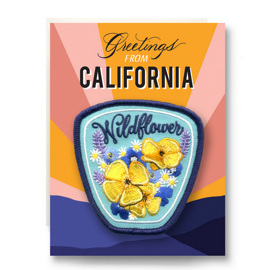 Patch Greeting Card - Wildflower Greetings